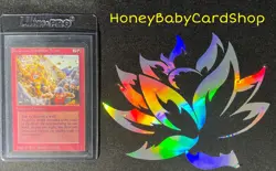 MTG Limited Edition Alpha 1993 Dwarven Demolition Team MP Card LEA 93/94 - Image 1