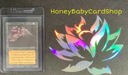 MTG Limited Edition Alpha 1993 Terror LP Card LEA Old School 93/94 - Image 1