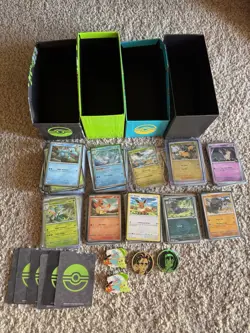 HUGE Pokemon Card Bulk Lot - Empty Etb, dividers, coins, Promos, HOLOS, Ex, IR - Image 2