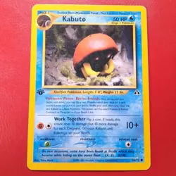 Kabuto 56/75 Neo Discovery Regular First Edition Wotc Pokemon Card LP Quick Ship - Image 1