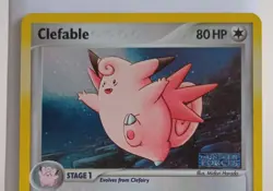Pokemon Collectible Cards, Clefable, Reverse, HOLO, 36/115, Unseen Forces, 2005 - Image 3