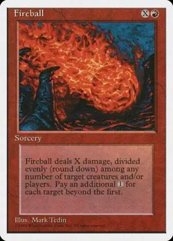 Fireball (Armada Comics) Promo NM Sorcery Special MAGIC GATHERING CARD ABUGames - Image 1