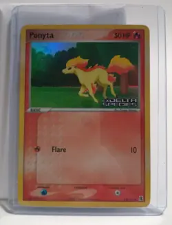 Pokemon Collectible Cards, Ponyta, Holo, 78/113, Delta Species, 2005 - Image 1