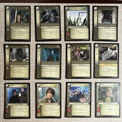 Decipher Lord of the Rings TCG Hobbit Lot 12 Cards Frodo Merry Farmer Maggot - Image 1