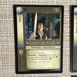 Decipher Lord of the Rings TCG Hobbit Lot 12 Cards Frodo Merry Farmer Maggot - Image 2