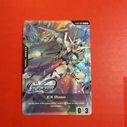 Gundam G Generation Eternal EX Base Card EXBP-009 Collaboration Pack Dual Impact - Image 1