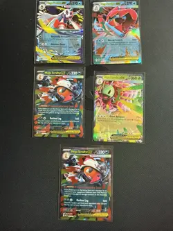 Ascended Heroes Ex's Lot Of 5 mega ex Cards - Image 1