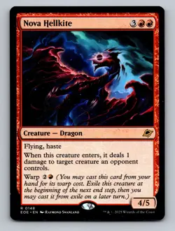 Nova Hellkite R Edge of Eternities 148 NM - Image 1