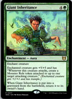 Magic the Gathering Giant Inheritance Wilds of Eldraine Commander MTG Free Ship! - Image 1