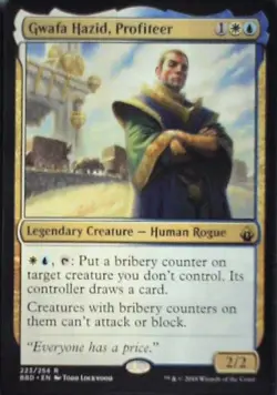 Gwafa Hazid, Profiteer - Battlebond: #223, Magic: The Gathering Lp C288 - Image 1