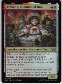MTG TCG Arabella, Abandoned Doll U Duskmourn: House of Horror 208 - Image 1