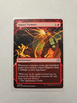 Impact Tremors - Wilds of Eldraine: Enchanting Tales - LP - Uncommon Enchantment - Image 1