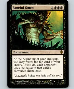 Baneful Omen - LP - MTG - Image 1
