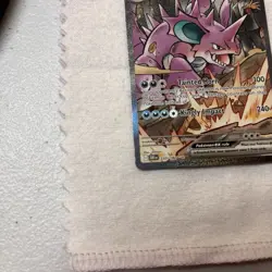 Pokemon Team Rocket's Nidoking EX Full Art Special Rare Sv10 Holo 233/182 330 HP - Image 5