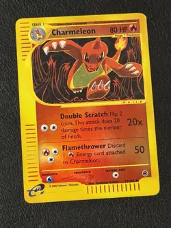 Pokemon TCG 2002 Expedition Charmeleon 73/165 Reverse Holo LP Great Condition - Image 1