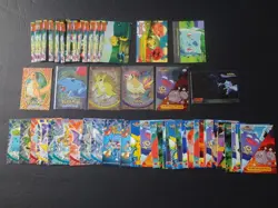 1999 Topps Pokemon Lot x54 (5 Foil) Series 1 Movie Blue Black Logo MP-HP-Damaged - Image 1