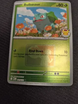 Pokemon TCG Bulbasaur 001/132 Pokemon Day 2026 Promo Near Mint Reverse Holo - Image 1