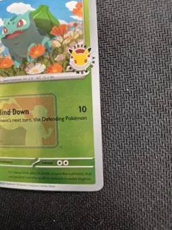 Pokemon TCG Bulbasaur 001/132 Pokemon Day 2026 Promo Near Mint Reverse Holo - Image 2