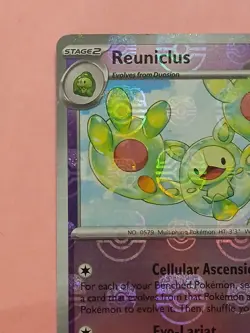 Pokemon Scarlet & Violet Black Bolt Reuniclus 039/086 Reverse Masterball Pattern - Image 3