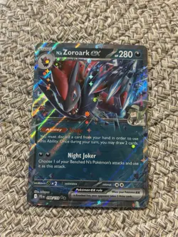 Pokemon N's Zoroark ex 098/159 SV09: Journey Together Full Art Holo 280 HP - Image 1
