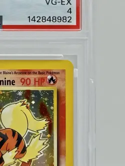 2000 POKEMON GYM CHALLENGE 1BLAINE'S ARCANINE HOLO - Image 2