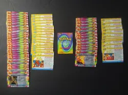 1999 Topps Pokemon the First Movie Lot x66 Blue Black Logo Set Builder Animation - Image 2