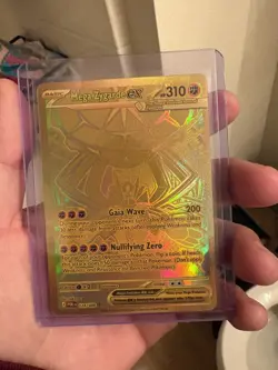Pokemon Mega Zygarde ex Gold Hyper Rare 124/088 Perfect Order - Image 1