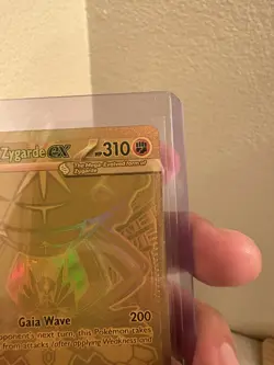 Pokemon Mega Zygarde ex Gold Hyper Rare 124/088 Perfect Order - Image 2