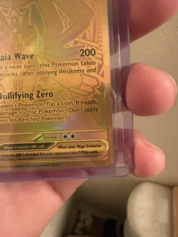Pokemon Mega Zygarde ex Gold Hyper Rare 124/088 Perfect Order - Image 3