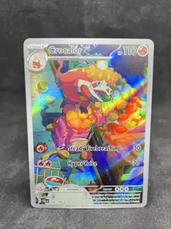Pokemon TCG Crocalor Scarlet & Violet Paldea Evolved 202/193 Illustration - Image 1
