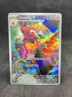 Pokemon TCG Crocalor Scarlet & Violet Paldea Evolved 202/193 Illustration - Image 3