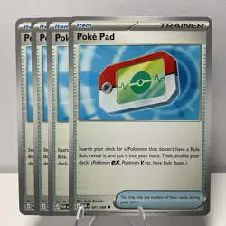 4x Poke Pad - 081/088 - ME03: Perfect Order (ME03) Pokemon Playset x4 - Image 1