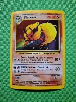 Pokemon TCG Flareon 10/110 Legendary Collection Holo LP - Image 1