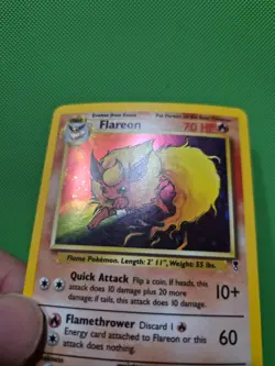 Pokemon TCG Flareon 10/110 Legendary Collection Holo LP - Image 2