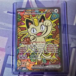 Meowth ex 121/088 ENGLISH Special Illustration Rare - Perfect Order SIR Pokemon - Image 1