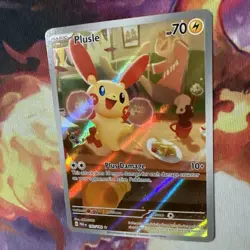 2023 Pokemon Gaming SV Paradox Rift Plusle #193/182 - Image 2