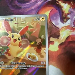 2023 Pokemon Gaming SV Paradox Rift Plusle #193/182 - Image 4