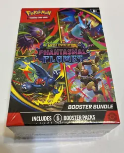 Pokemon Mega Evolution Phantasmal Flames Booster Bundle - NEW & SHIPS SAME DAY - Image 1