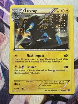 Pokemon TCG Luxray 46/99 B&W Next Destines Holo Rare M/NM Condition - Image 1