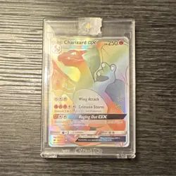 Pokemon TCG Charizard GX 150/147 Rainbow Rare Holo Sm-Burning Shadows 250 HP - Image 1