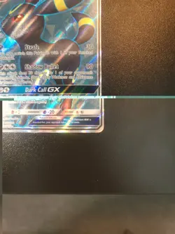 Pokemon TCG Umbreon GX (Full Art) 142/149 SM Base Set Holo Ultra Rare NM - Image 3