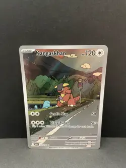 2025 Pokemon Scarlet & Violet White Flare Kangaskhan #204/182 - Image 1