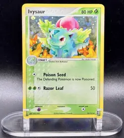 Ivysaur 35/112 Reverse Holo Pokemon EX FireRed & LeafGreen 2004 Vintage NM/LP - Image 2
