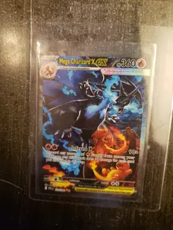 Pokemon Mega Charizard X EX Holo 125/094 Me02: Phantasmal Flames Rare - Image 4