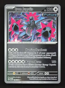Iron Jugulis 158/182 Rare Paradox Rift Pokemon Reverse Holo Near Mint - Image 1