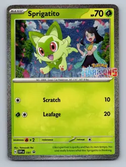 Sprigatito 191 Holo Promo Scarlet & Violet Promo Pokemon Near Mint - Image 1