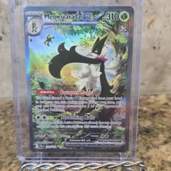 Pokemon Meowscarada EX 256/193 Sv02 Paldea Evolved SAR Holo 310 HP - Image 1