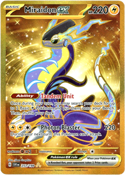 Miraidon ex 253/198 Hyper Rare - Scarlet & Violet Base Set Pokemon LP/NM English - Image 1