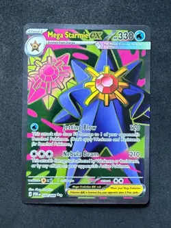 Mega Starmie ex 102/088 (Ultra Rare; NM) – Me03: Perfect Order – Pokemon TCG - Image 1