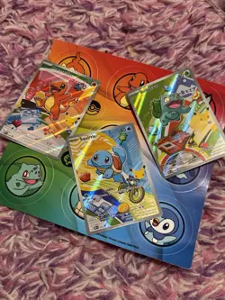 Pokemon TCG first partner Charmander, Squirtle, Bulbasaur - Image 1